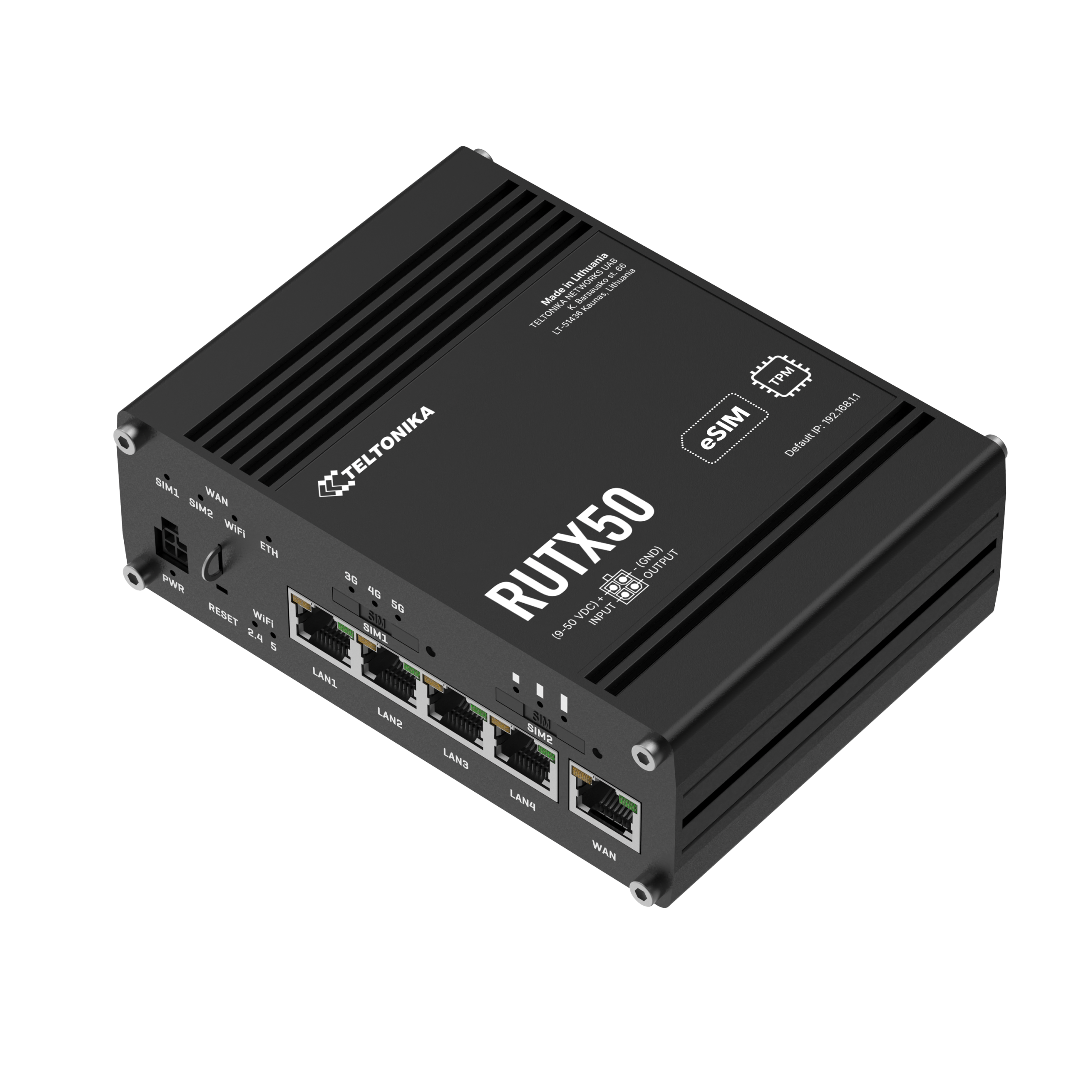 RUTX50_Black_D_v3 Teltonika RUTX50 - imagine 1
