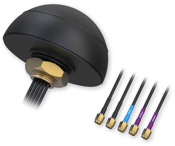 pr1kco28_img1_d COMBO MIMO MOBILE/GNSS/WIFI ROOF SMA ANTENNA - imagine 1